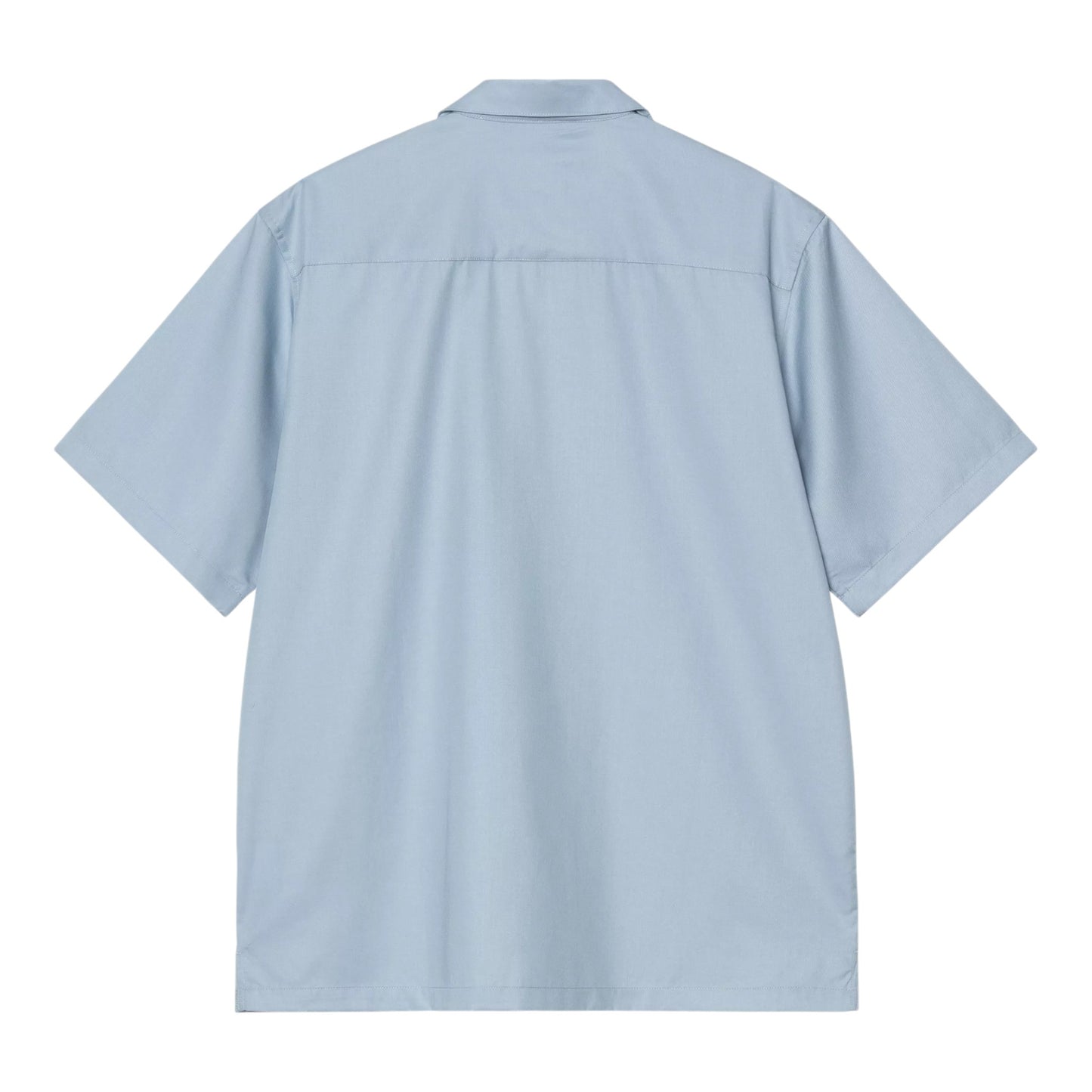 Carhartt Wip S/S Delray Shirt - Frosted Blue / White