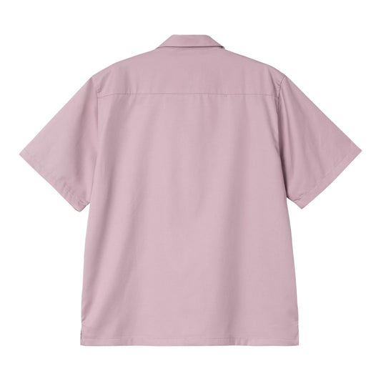 Carhartt Wip S/S Delray Shirt - Hortensia / White