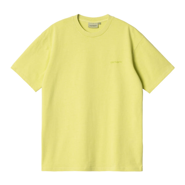 Carhartt Wip S/S Duster Script T-Shirt - Arctic Lime  garment dyed Francis Concept