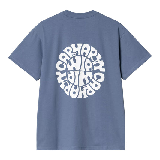 Carhartt Wip S/S Jazzy T-Shirt - Blue Iris / White