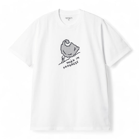 Carhartt Wip S/S Move On Up T-shirt - White / Black