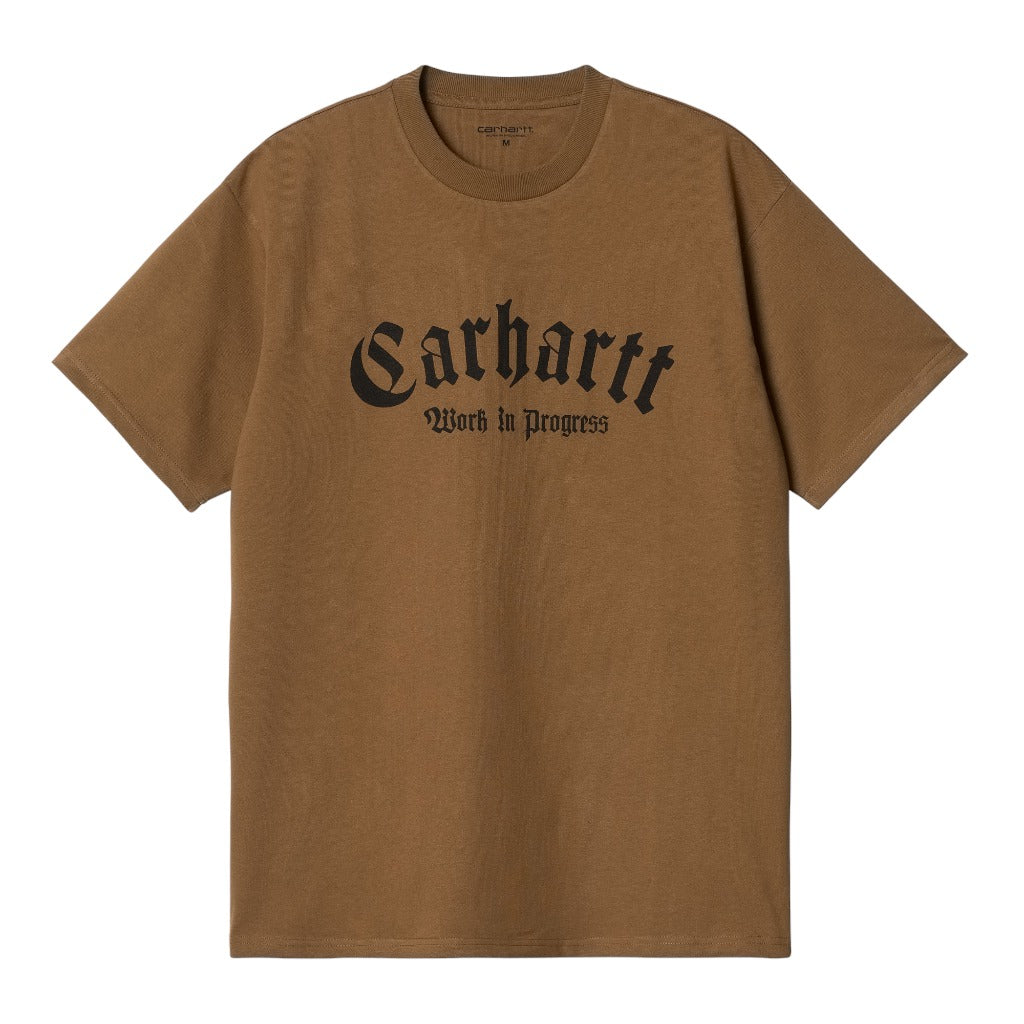 Carhartt Wip S/S Onyx T-Shirt - Hamilton Brown / Black