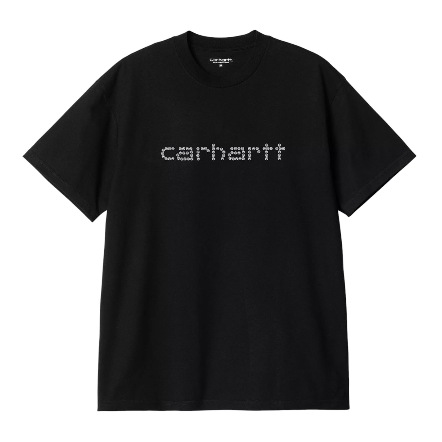 Carhartt Wip S/S Rivet Script T-Shirt - Black