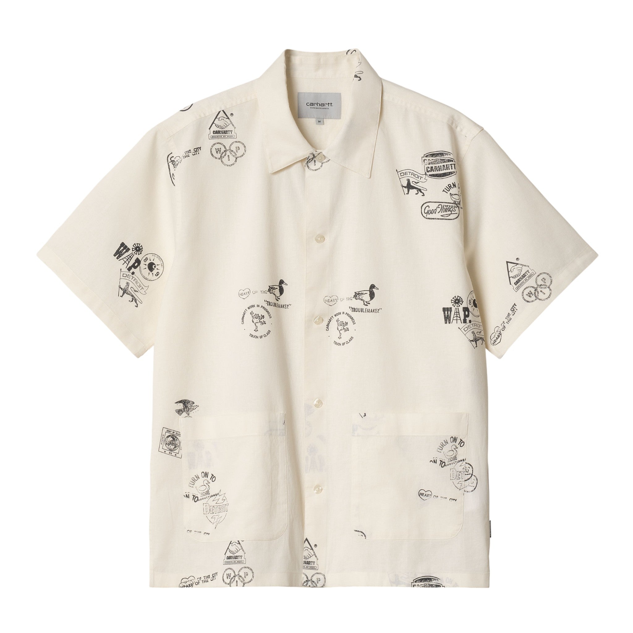 Carhartt Wip Stamp Shirt - Stamp Print, Wax Francis Concept