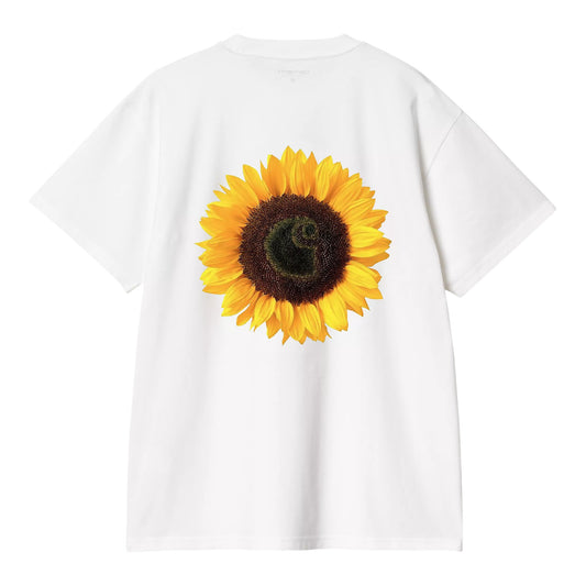 Carhartt Wip S/S Sunflower T-Shirt - White