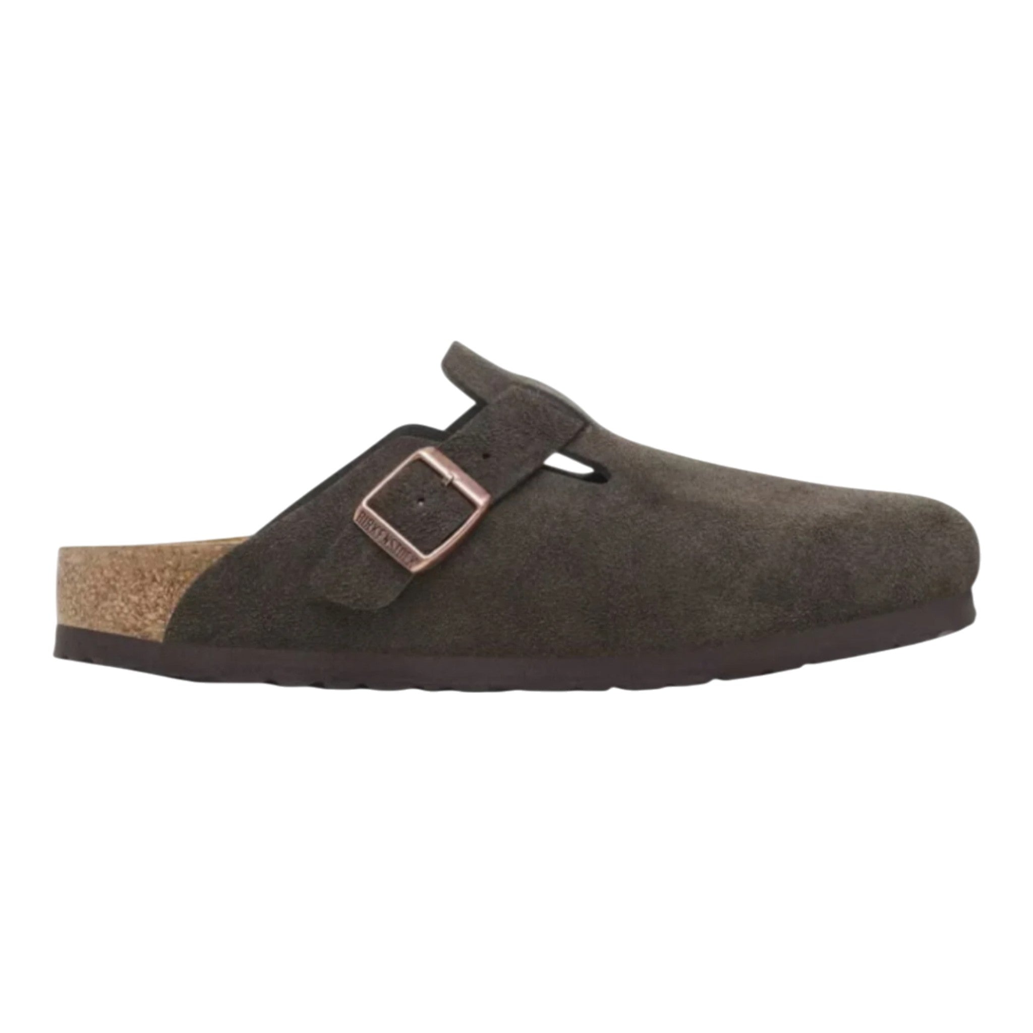 Sabot Birkenstock Boston BS Suede Leather - Mocha - Scarpe di Birkenstock | Francis Concept