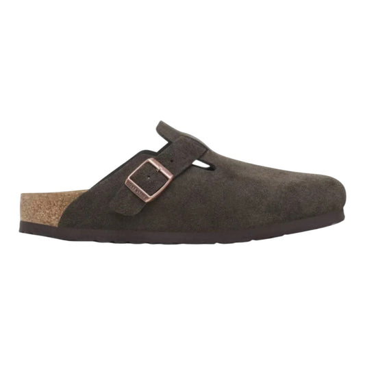 Sabot Birkenstock Boston BS Suede Leather - Mocha - Scarpe di Birkenstock | Francis Concept