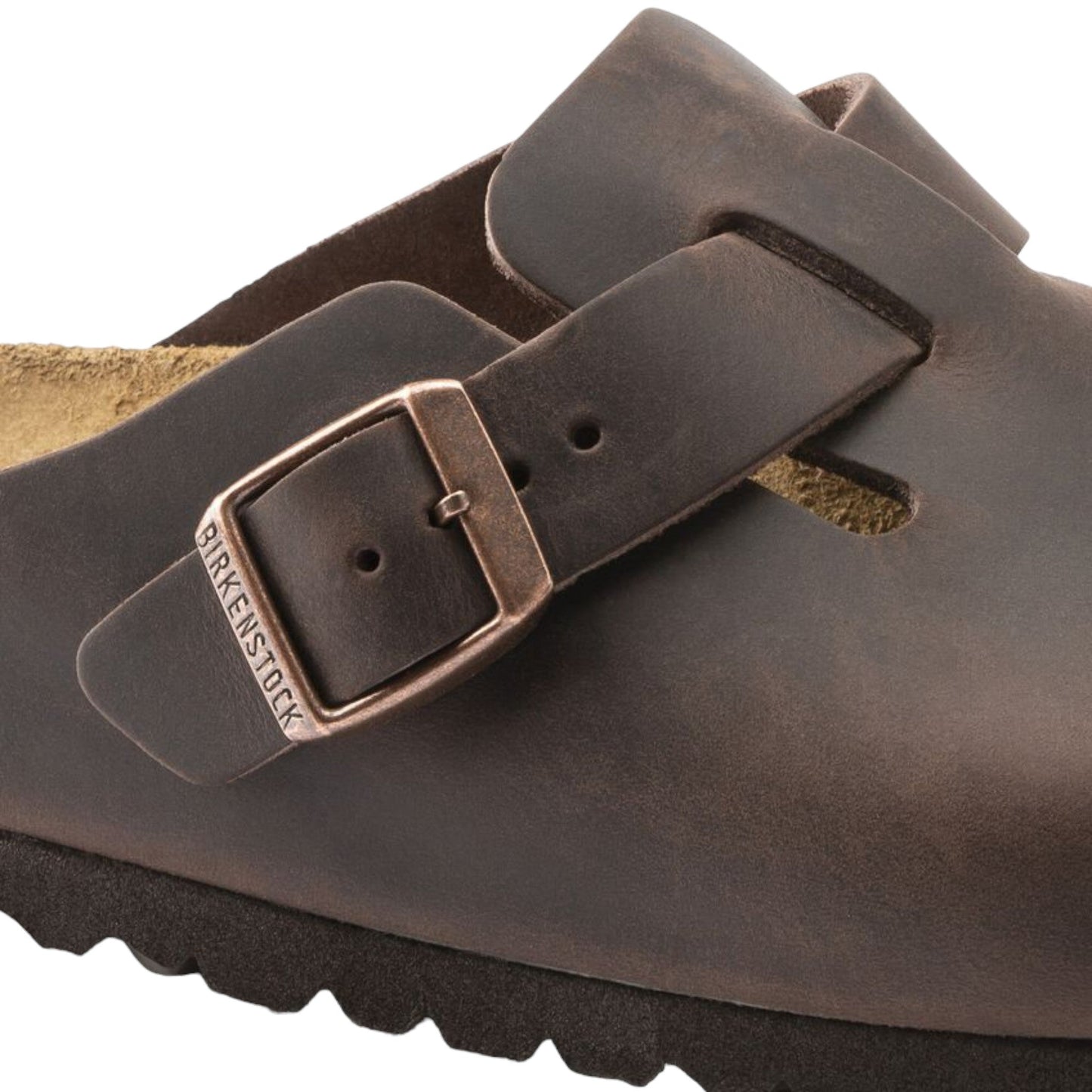 Sabot Birkenstock Boston Habana Oiled Leather - Scarpe di Birkenstock | Francis Concept
