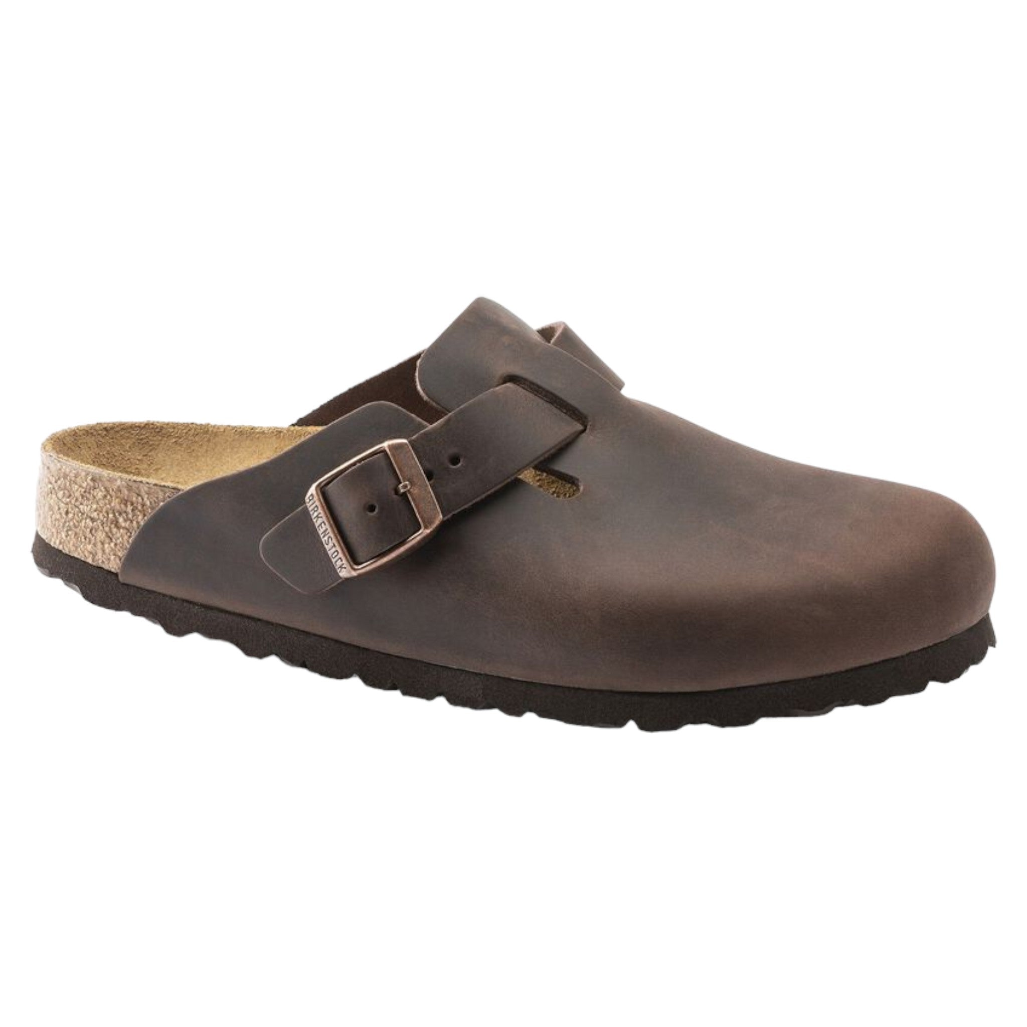 Sabot Birkenstock Boston Habana Oiled Leather - Scarpe di Birkenstock | Francis Concept
