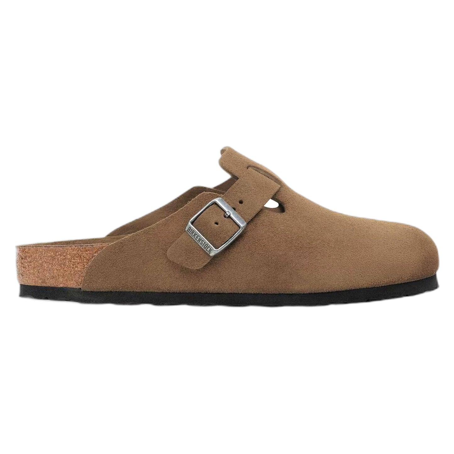 Sabot Birkenstock Boston SFB Suede Leather - Dark Tea-Francis Concept