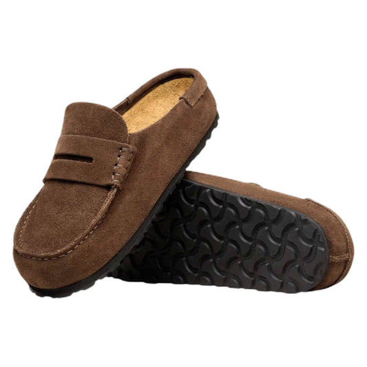 Sabot Birkenstock Naples Suede Leather - Wrapped Carafe-Francis Concept
