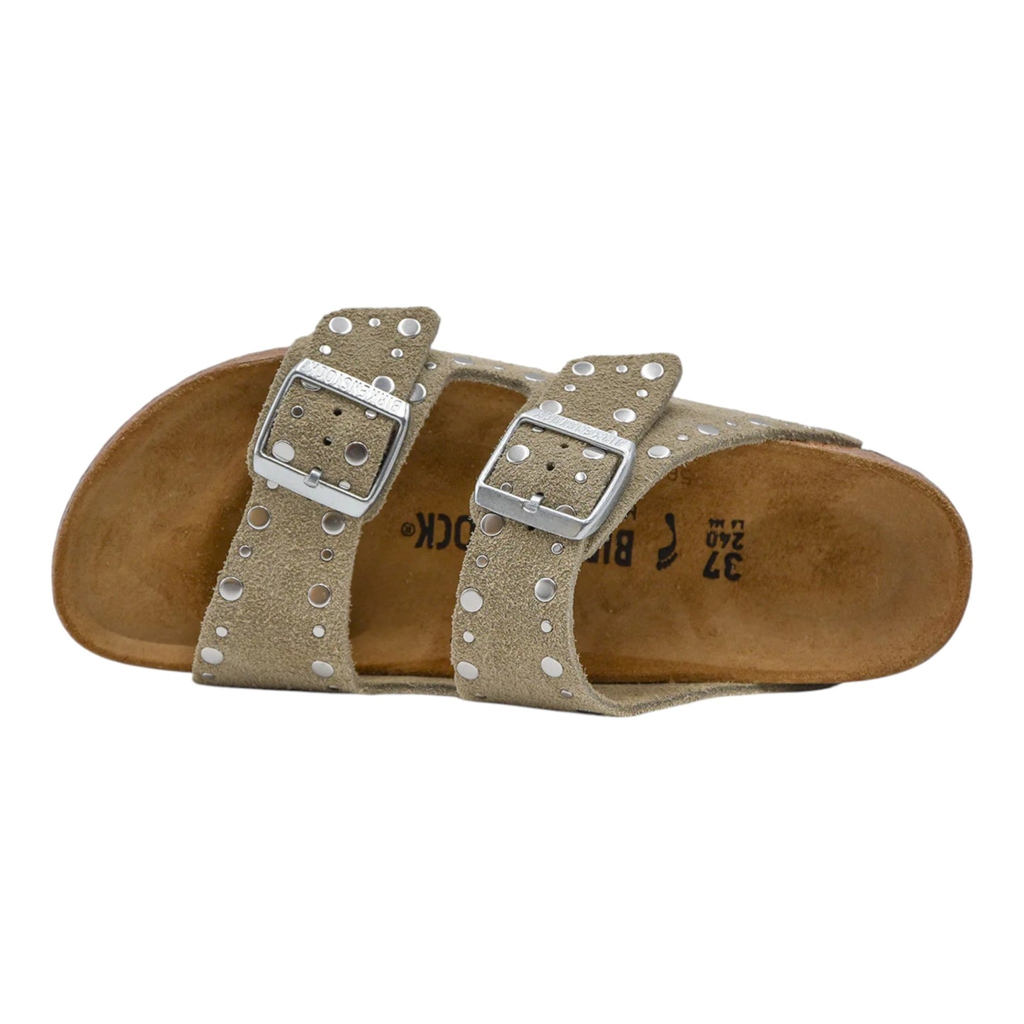 Sandali Birkenstock Arizona Rivet Border - Taupe-Francis Concept