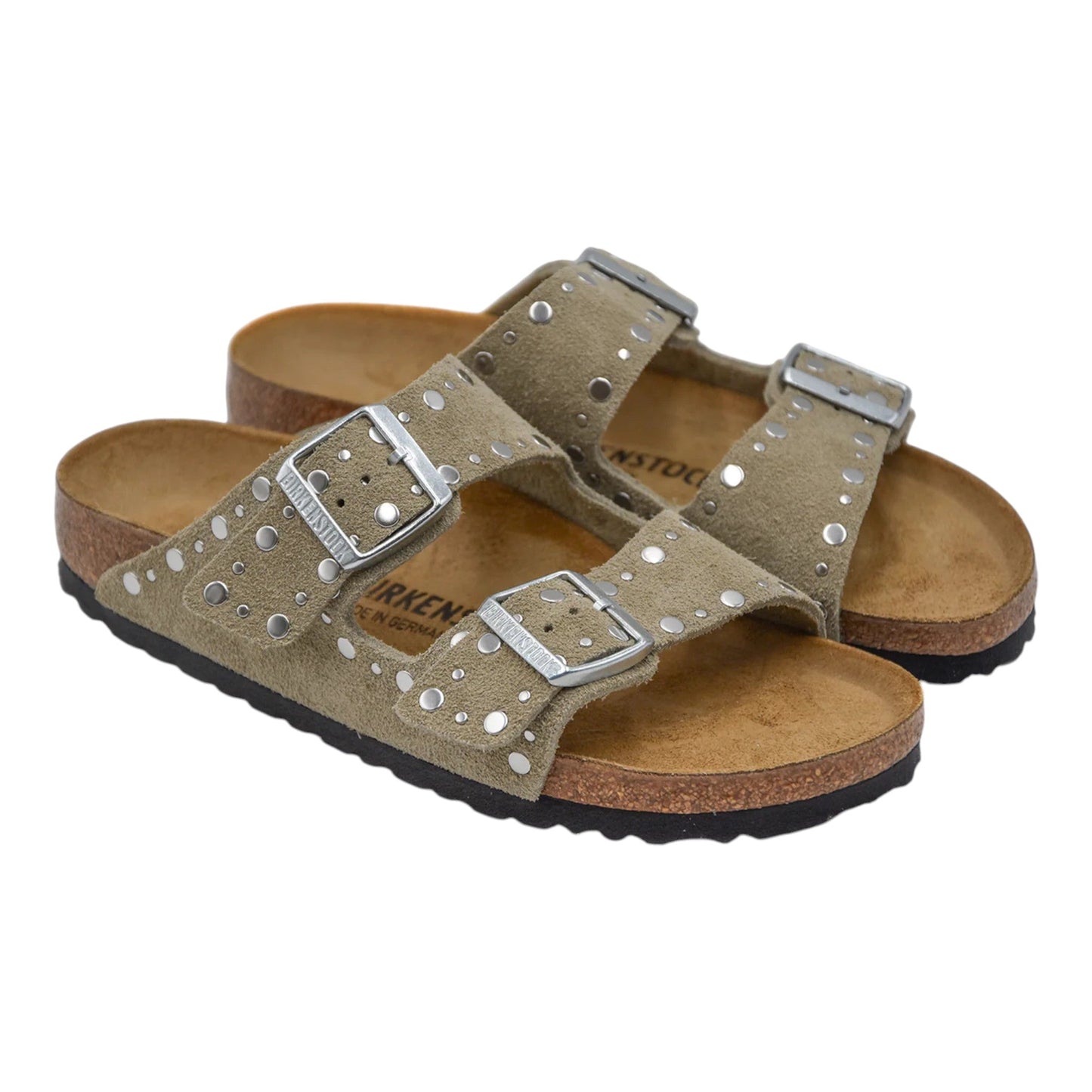 Sandali Birkenstock Arizona Rivet Border - Taupe-Francis Concept