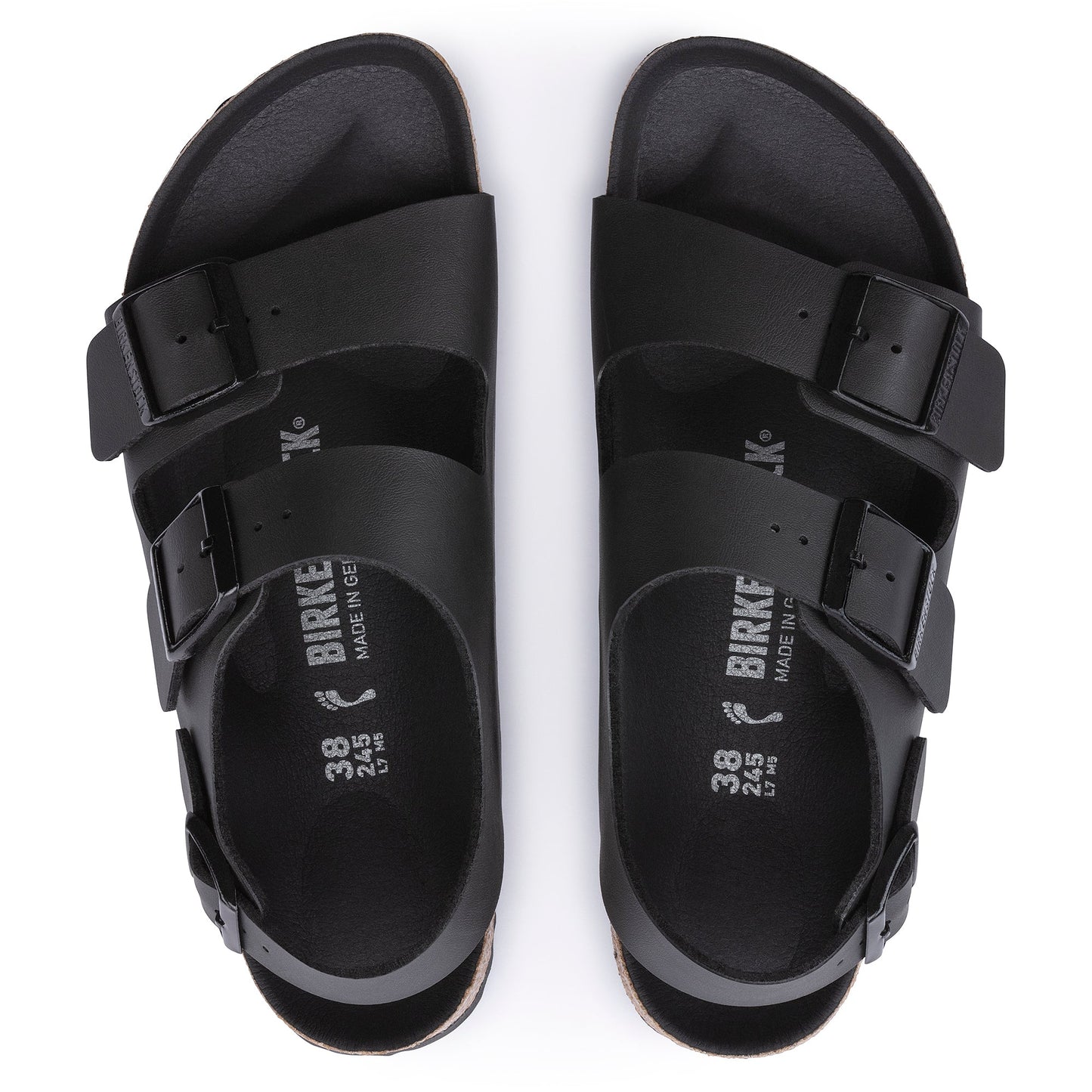 Sandali Unisex Birkenstock Milano - Triple Black - Scarpe di Birkenstock | Francis Concept