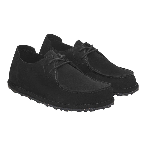 Scarpe Birkenstock Utti Lace Suede Leather - Black - Scarpe di Birkenstock | Francis Concept