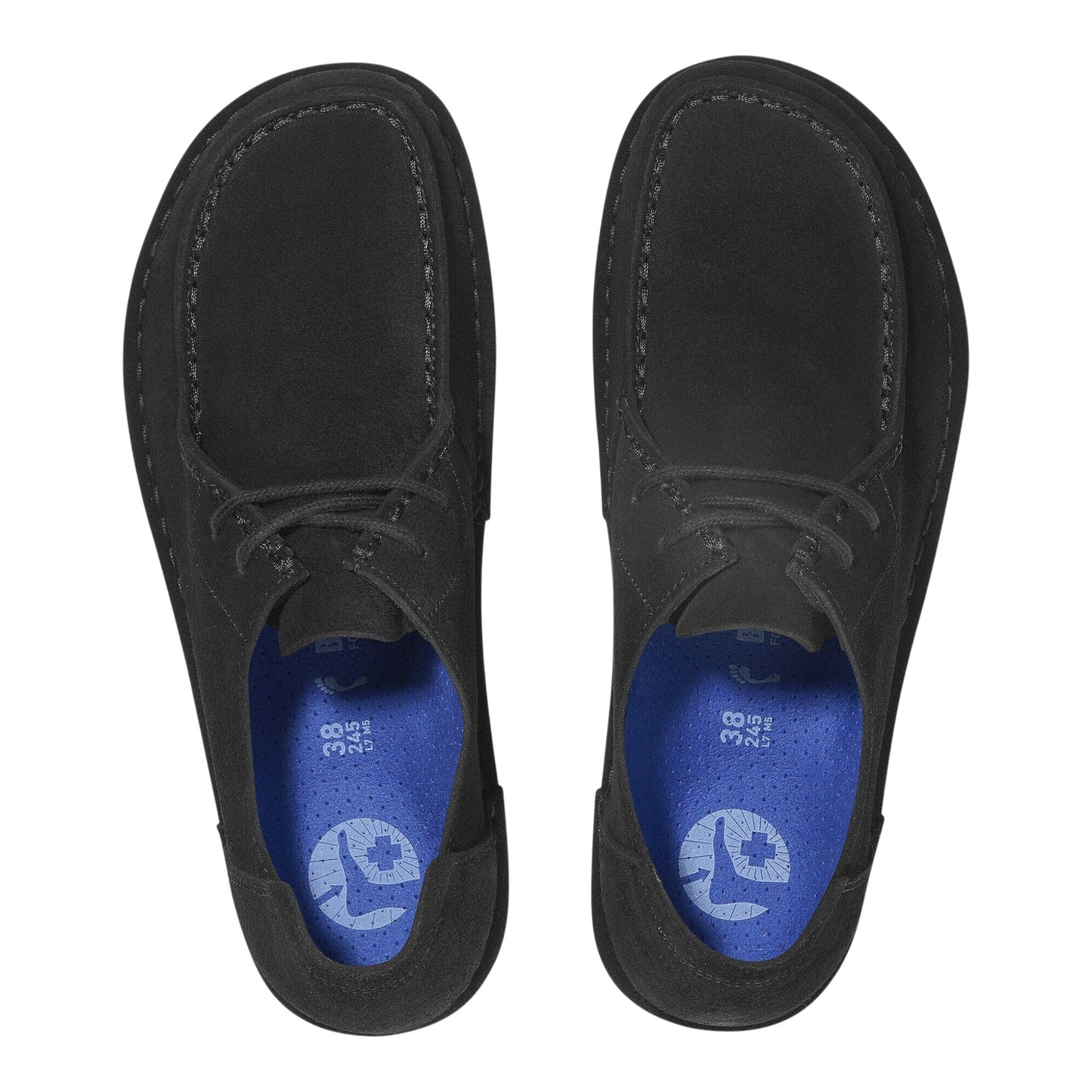 Scarpe Birkenstock Utti Lace Suede Leather - Black - Scarpe di Birkenstock | Francis Concept