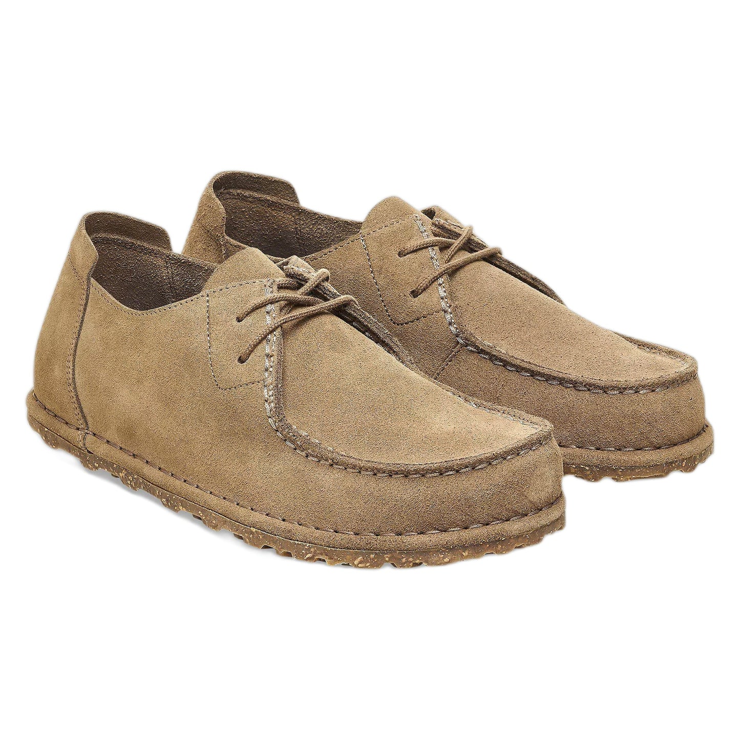 Scarpe Birkenstock Utti Lace Suede Leather - Gray Taupe-Francis Concept
