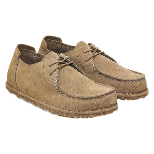 Scarpe Birkenstock Utti Lace Suede Leather - Gray Taupe-Francis Concept