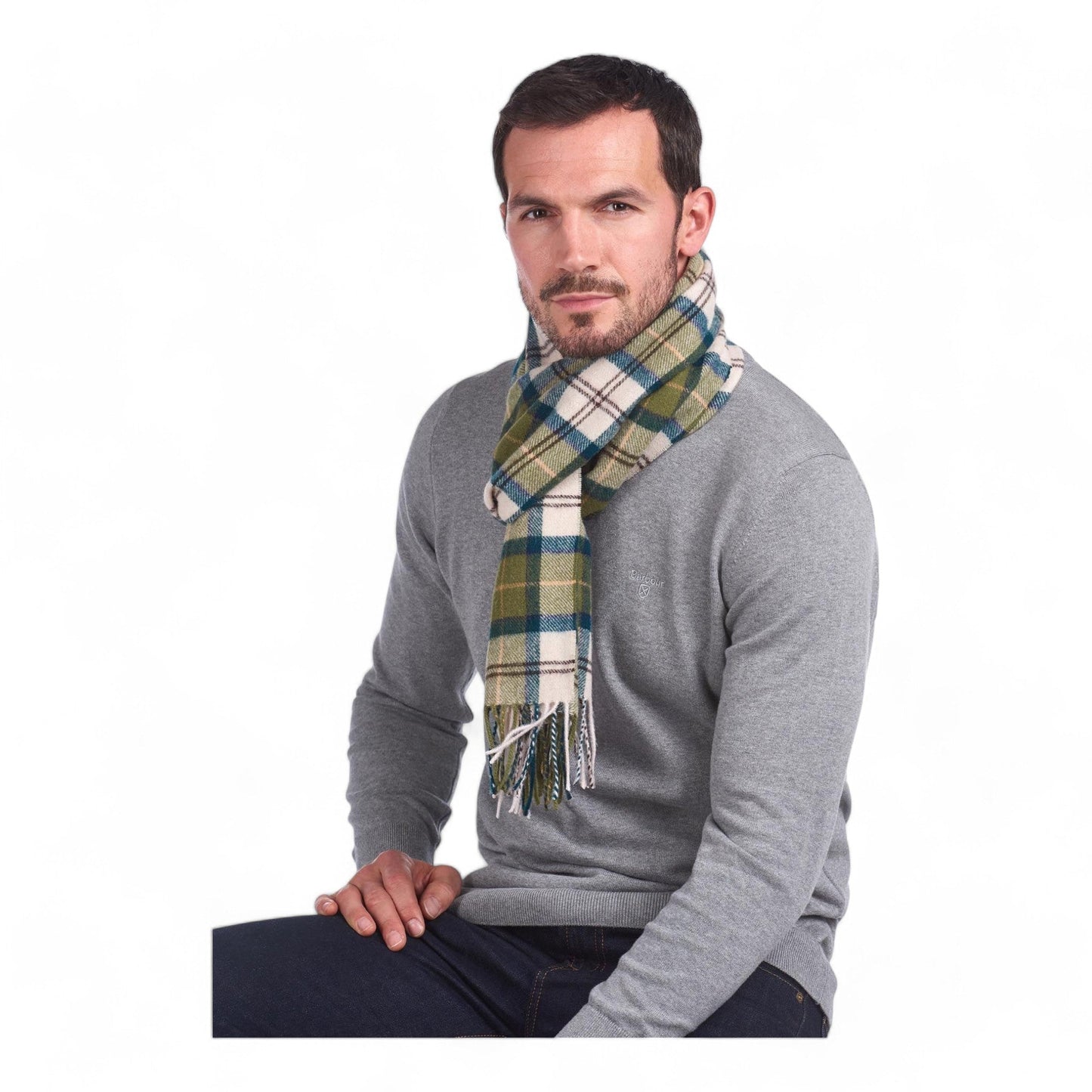 Sciarpa Barbour Tartan Lambswool Scarf - Ancient - Sciarpe di Barbour | Francis Concept