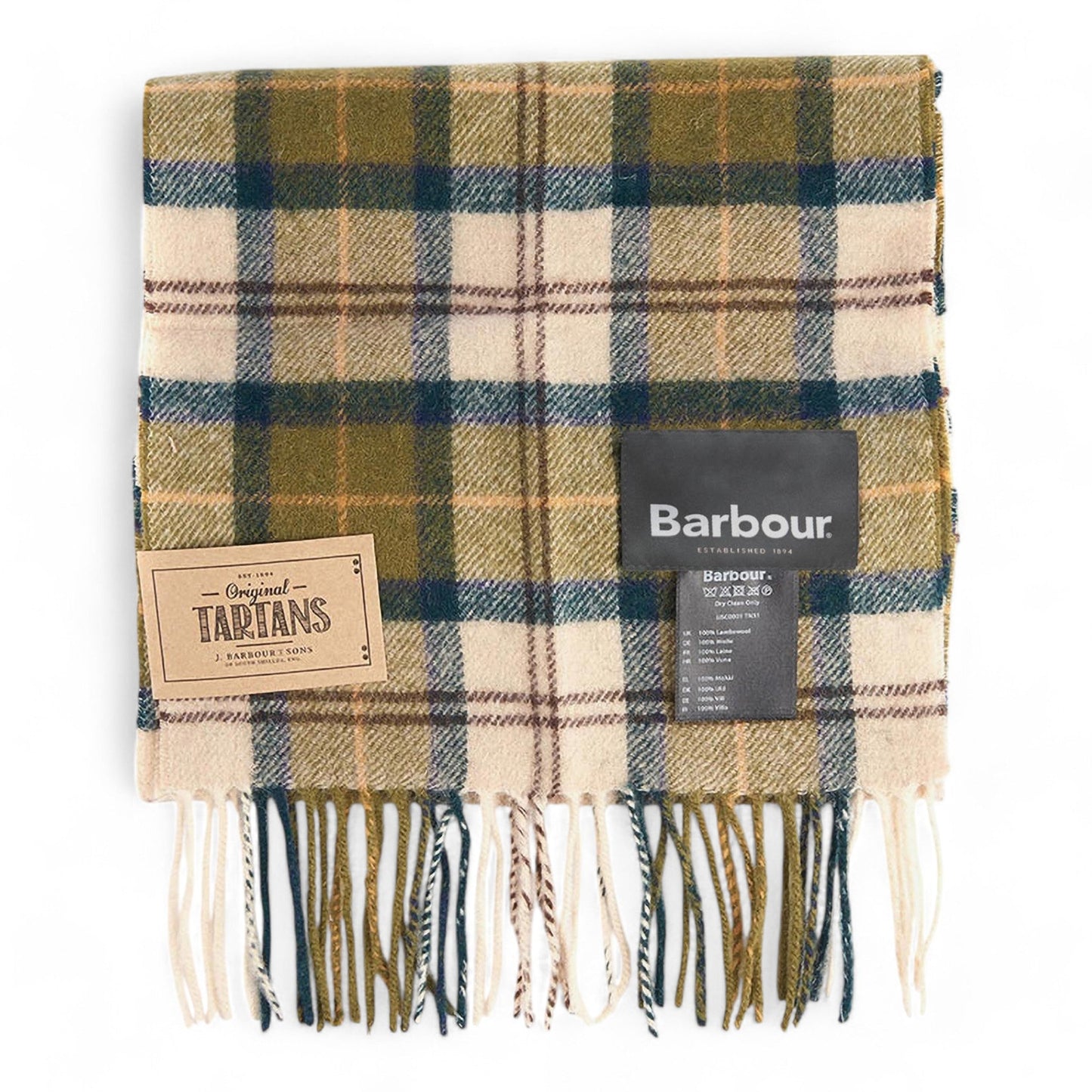 Sciarpa Barbour Tartan Lambswool Scarf - Ancient - Sciarpe di Barbour | Francis Concept