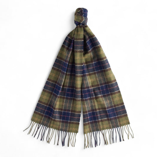 Sciarpa Barbour Tartan Lambswool Scarf - Classic Tartan - Sciarpe di Barbour | Francis Concept
