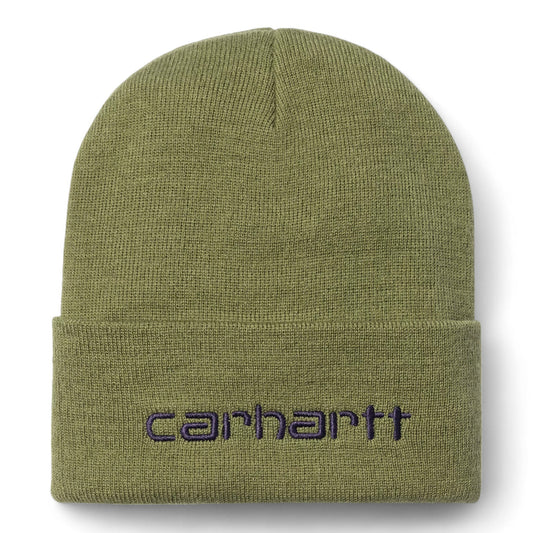 Carhartt Wip Script Beanie - Capulet / Aura Francis Concept