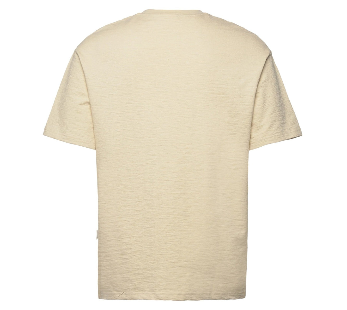 T-shirt Uomo Selected Homme Slub SS O-Neck Tee - Beige - Francis Concept