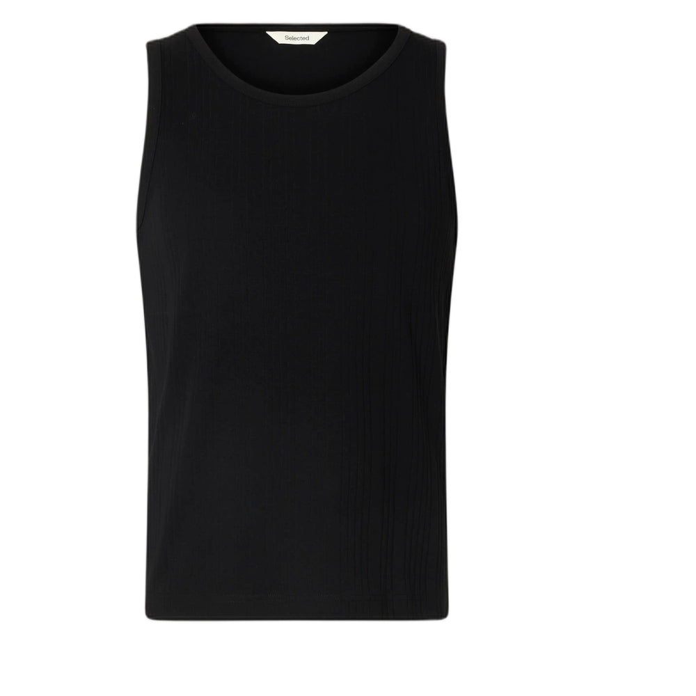 Selected Homme Andre Tank Top - Black-Francis Concept