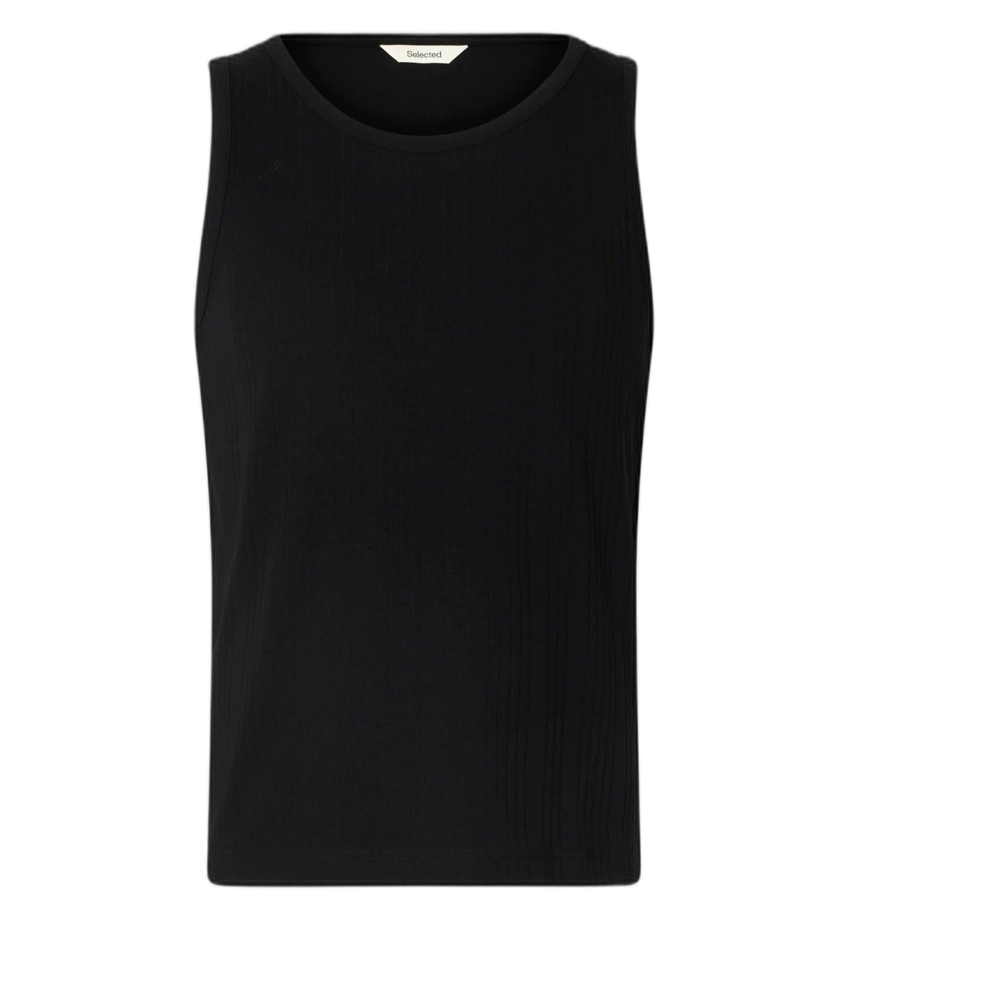 Selected Homme Andre Tank Top - Black-Francis Concept
