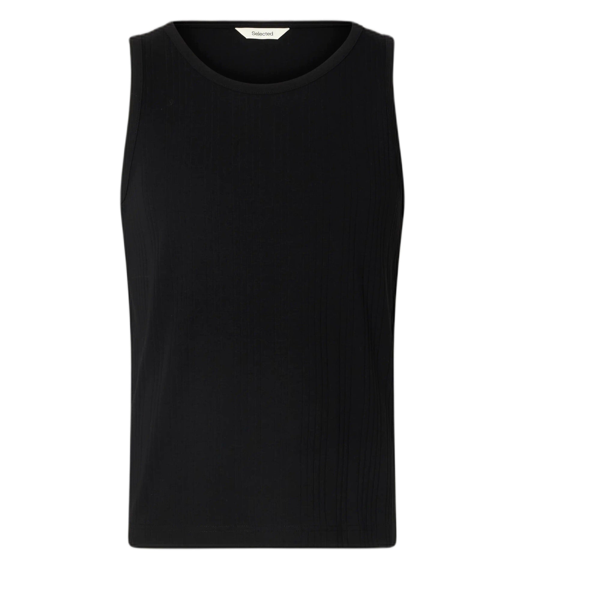 Selected Homme Andre Tank Top - Black-Francis Concept