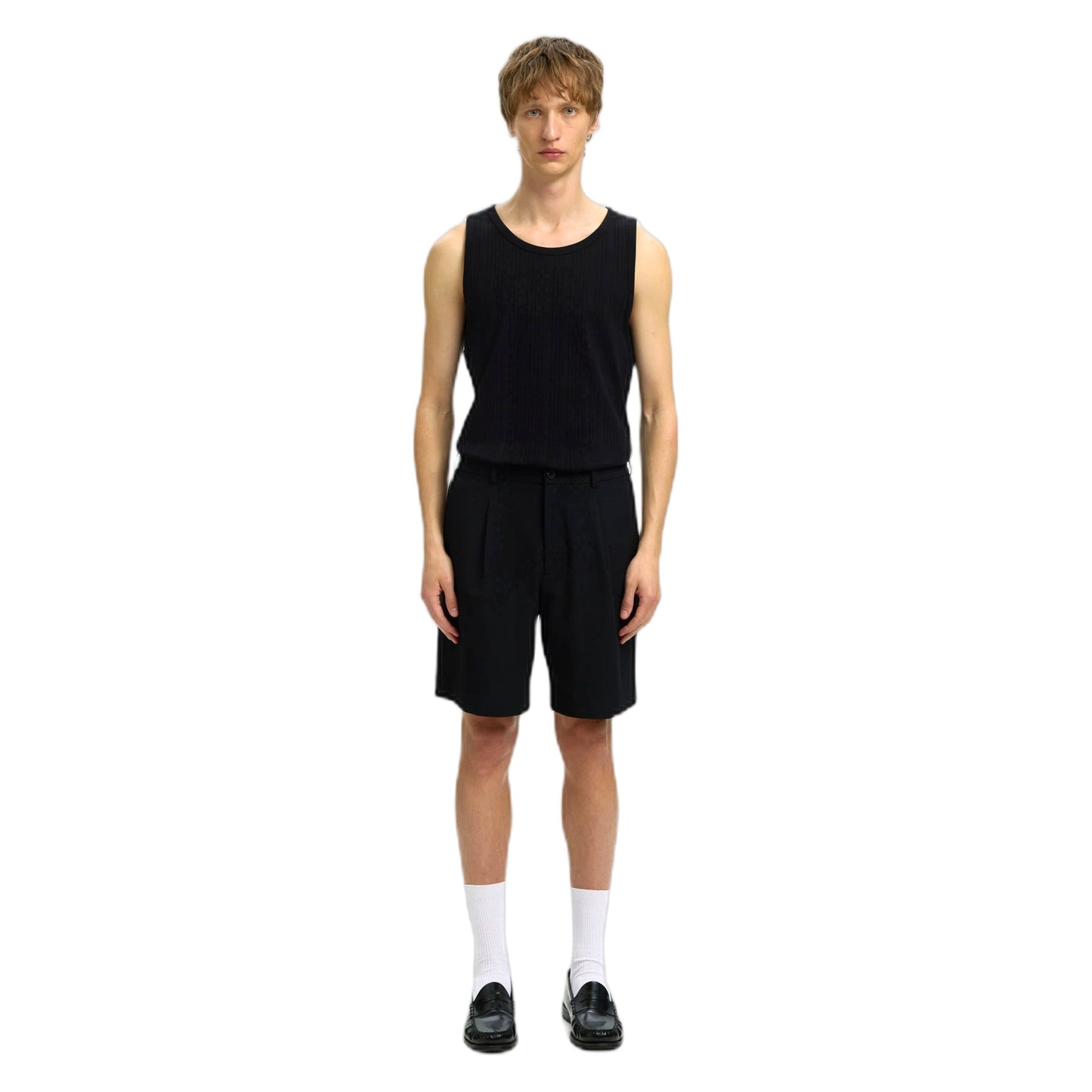 Selected Homme Andre Tank Top - Black-Francis Concept