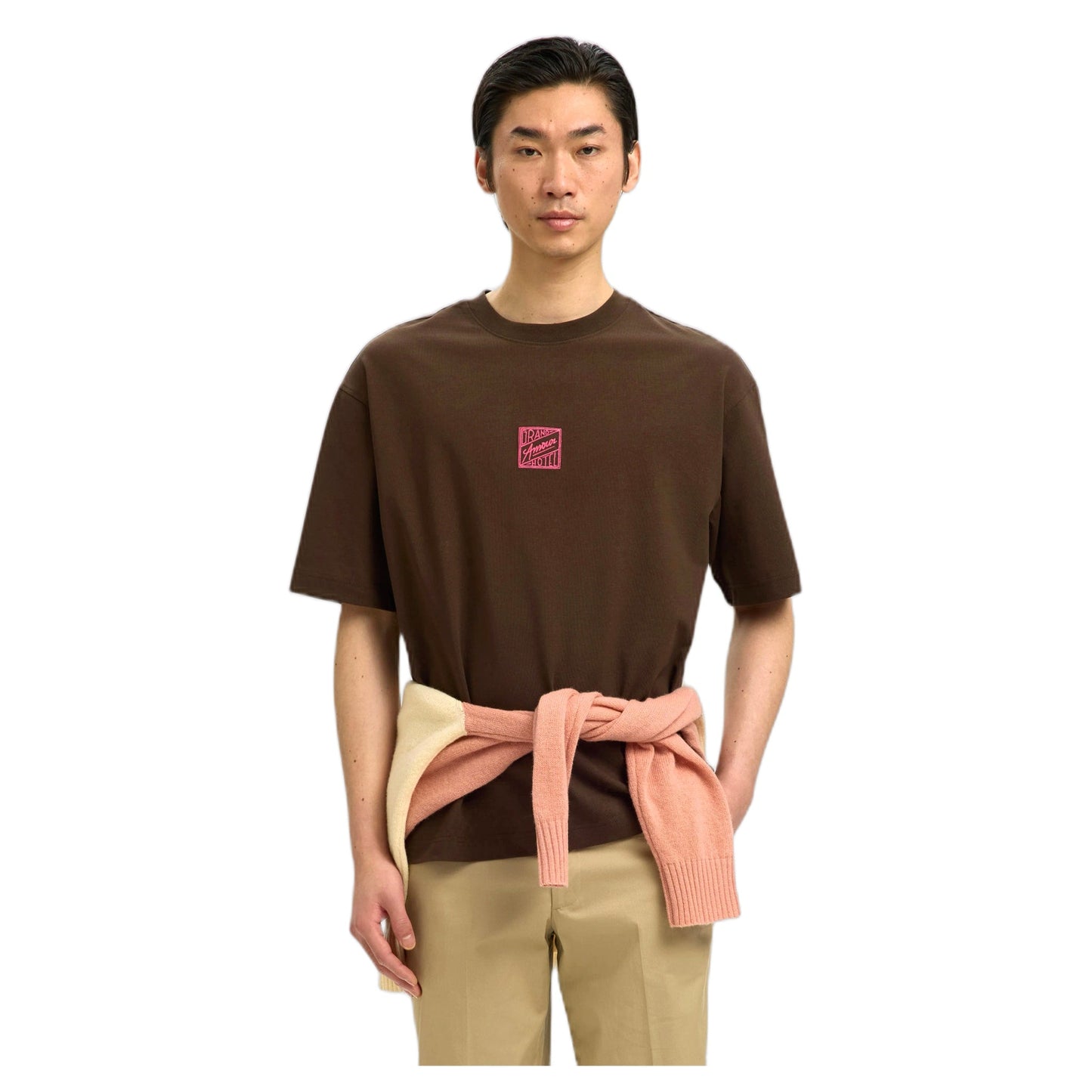 Selected Homme Relax Brock SS Tee Hotel Amour - Delicioso