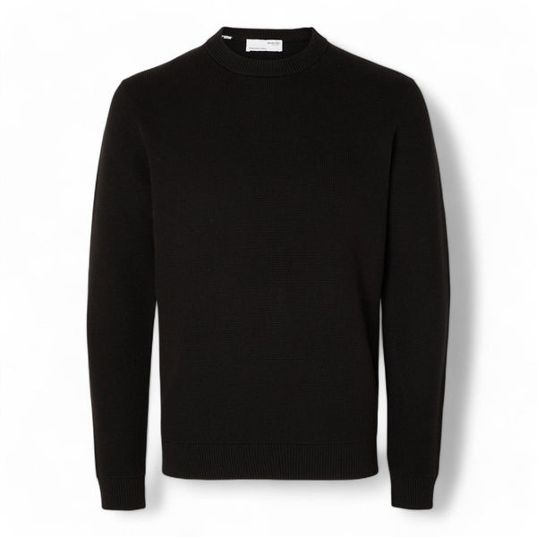 SELECTED HOMME SLHDANE LS KNIT STRUCTURE CREW NECK NOOS - Maglieria di Selected Homme | Francis Concept