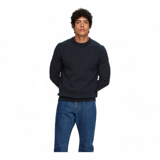 SELECTED HOMME SLHDANE LS KNIT STRUCTURE CREW NECK NOOS - Maglieria di Selected Homme | Francis Concept
