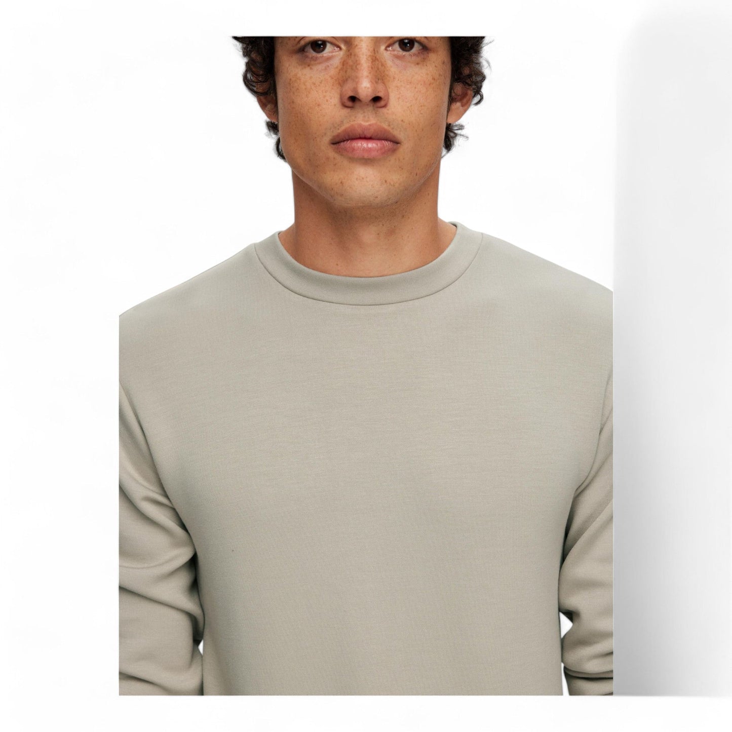 SELECTED HOMME SLHEMANUEL SOFT CREW NECK SWEAT NOOS - Felpe di Selected Homme | Francis Concept