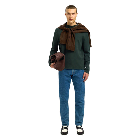 Selected Homme Teller Relaxes Crew Neck - Deep Forest - Maglieria di Selected Homme | Francis Concept
