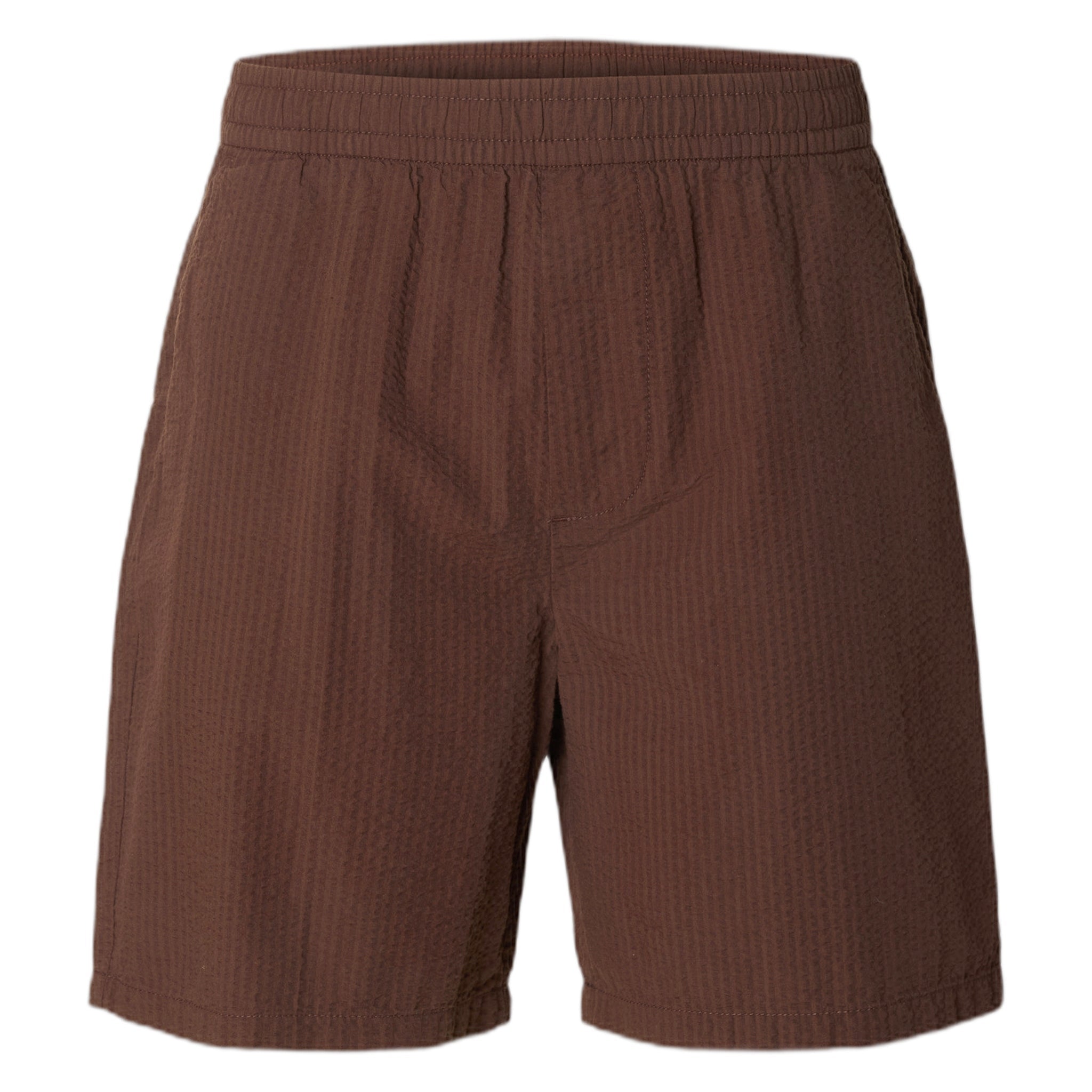 Shorts Selected Homme Stuart Seersucker - Bracken - Bermuda di Selected Homme | Francis Concept