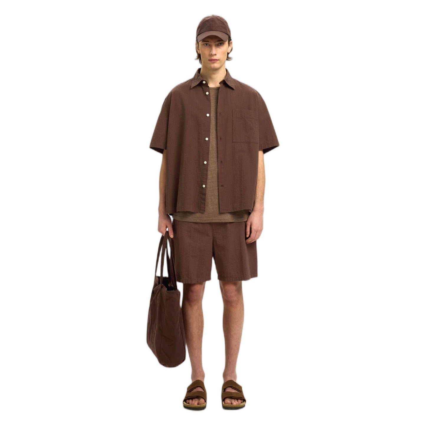 Shorts Selected Homme Stuart Seersucker - Bracken-Francis Concept