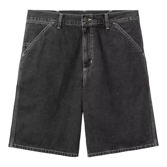 Carhartt Wip Simple Short - Black Heavy Stone Washed