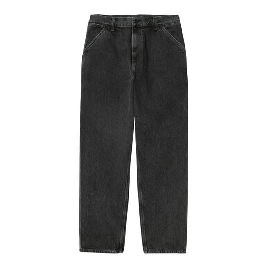 Carhartt Wip Single Knee Pant - Black stone washed Francis Concept