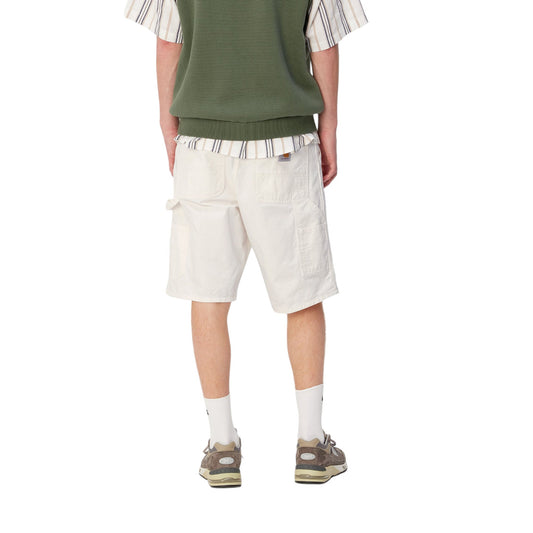 Carhartt Wip Single Knee Short - Off White rinsed Francis Concept