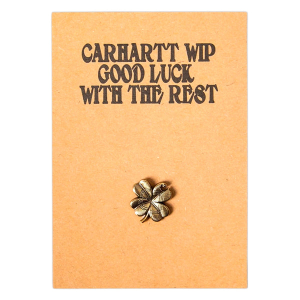 Spilla Carhartt Wip Clover Pin Gold - Gadget di Carhartt Wip | Francis Concept
