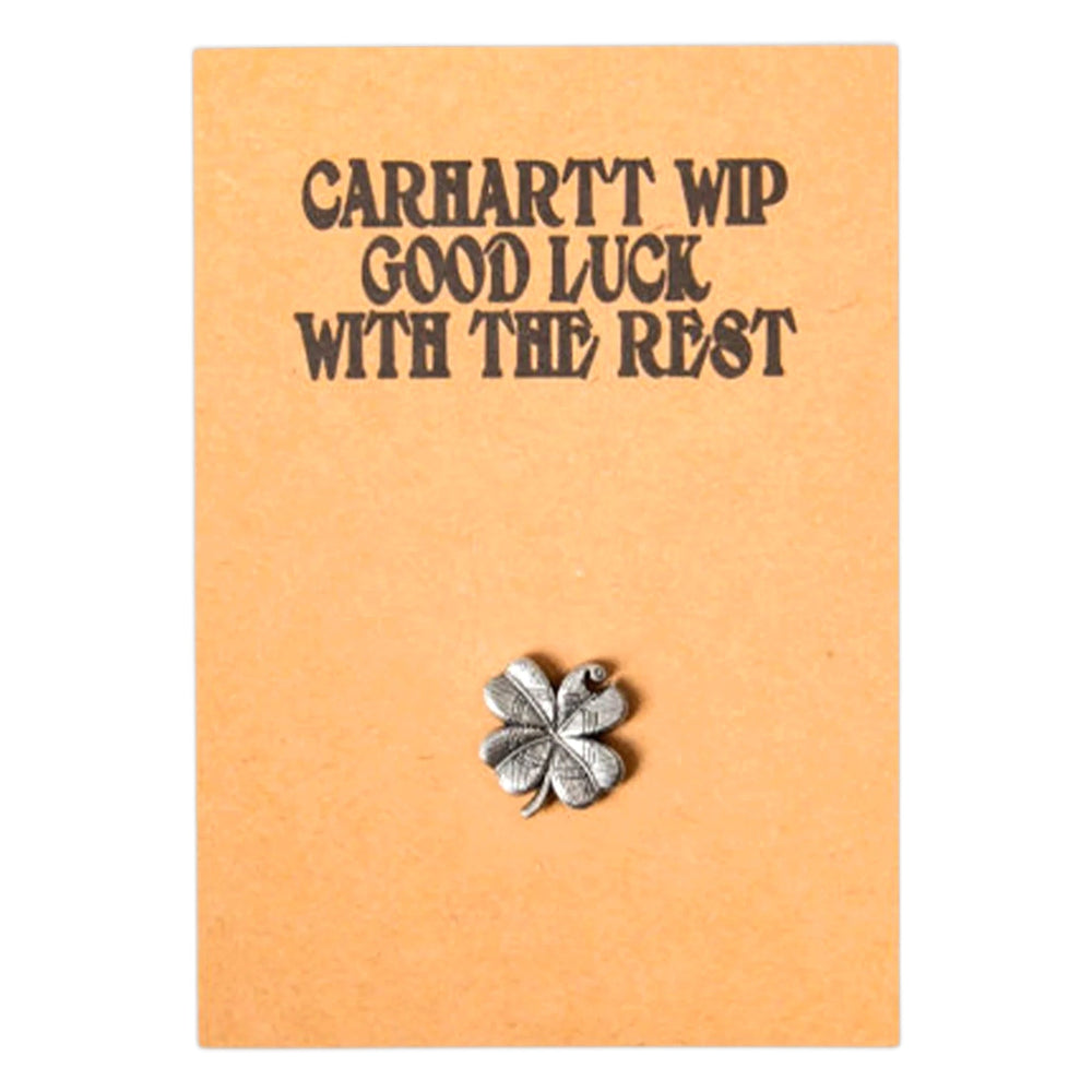 Spilla Carhartt Wip Clover Pin Silver - Gadget di Carhartt Wip | Francis Concept