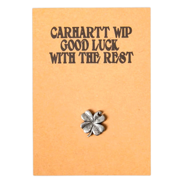 Spilla Carhartt Wip Clover Pin Silver - Gadget di Carhartt Wip | Francis Concept