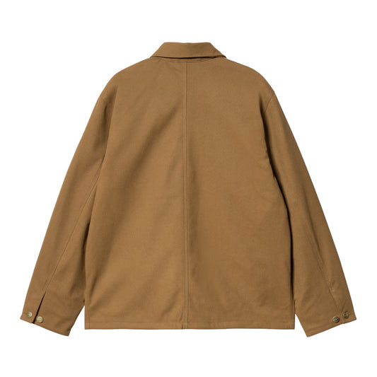 Carhartt Wip Suede Michigan Coat - Hamilton Brown Francis Concept