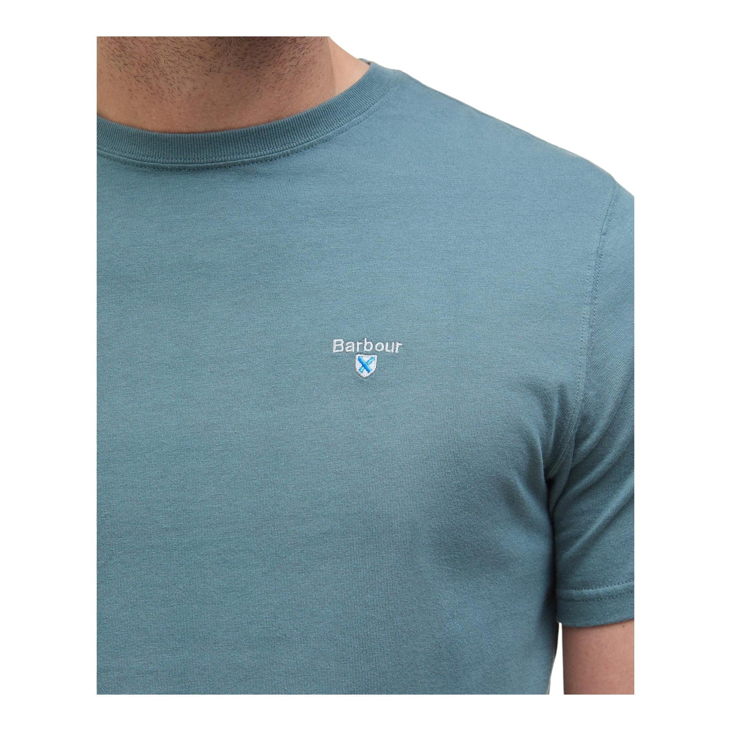 T-Shirt Barbour Tartan Sports - Vintage Teal - T-Shirt di Barbour | Francis Concept