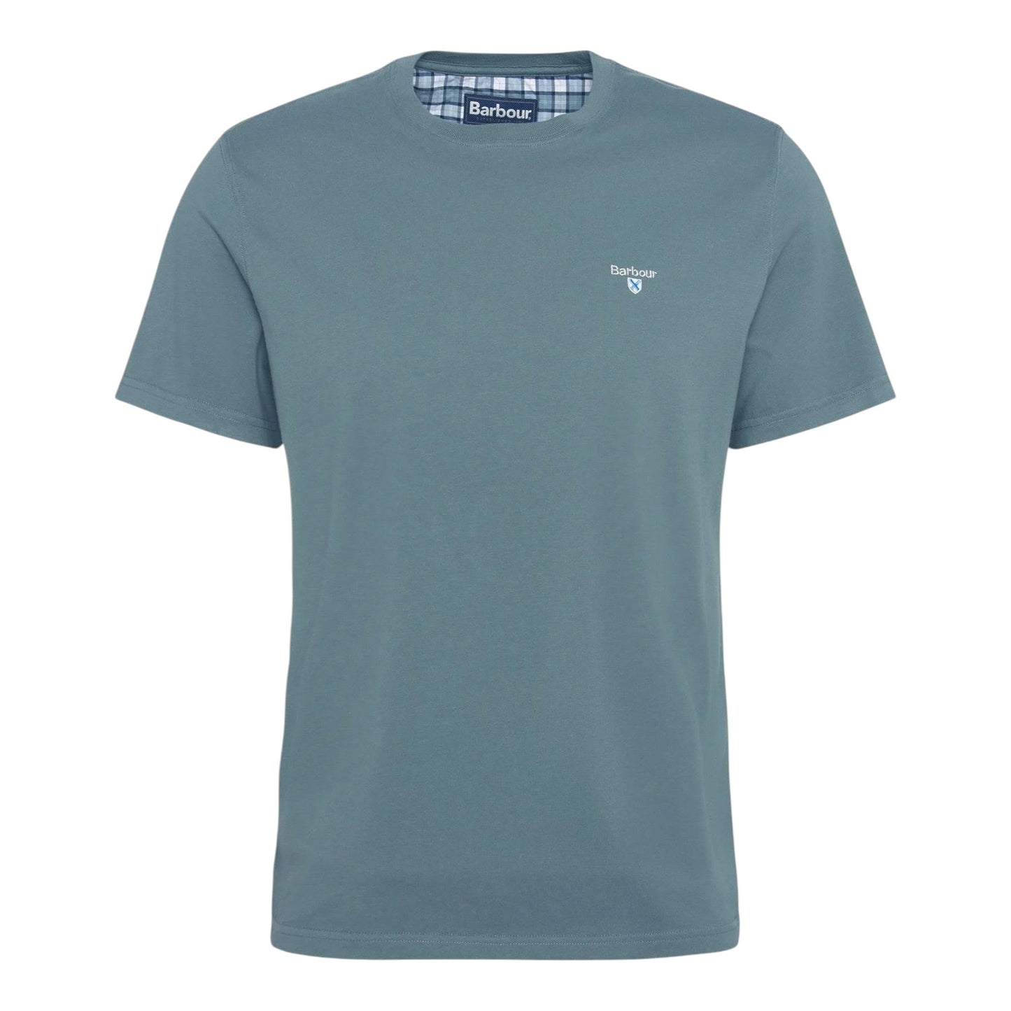 T-Shirt Barbour Tartan Sports - Vintage Teal - T-Shirt di Barbour | Francis Concept