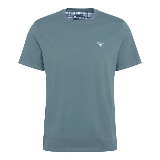 T-Shirt Barbour Tartan Sports - Vintage Teal - T-Shirt di Barbour | Francis Concept