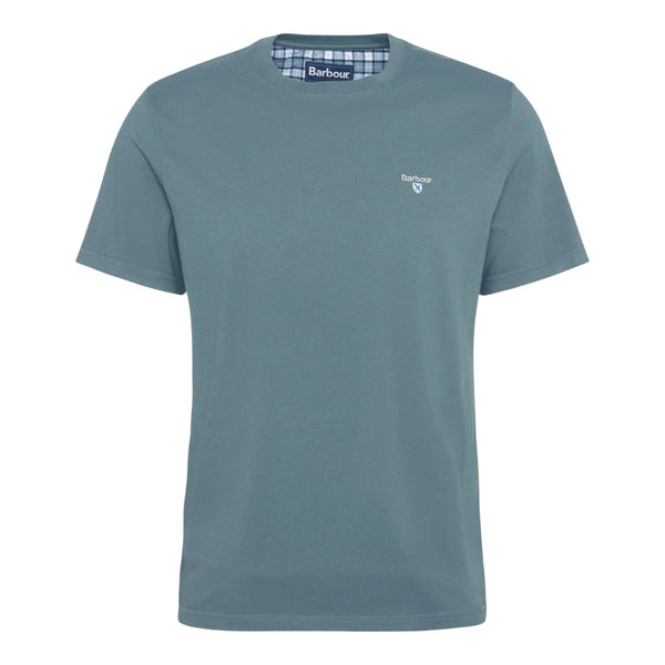 T-Shirt Barbour Tartan Sports - Vintage Teal - T-Shirt di Barbour | Francis Concept