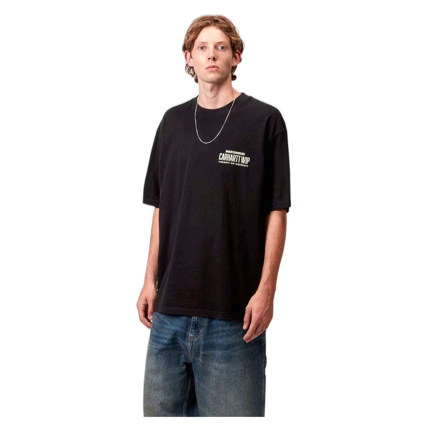 T-Shirt Carhartt Wip S/S Arcan T-Shirt - Black Heavy Stone Wash - T-Shirt di Carhartt Wip | Francis Concept